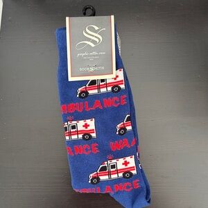 Socksmith Blue Ambulance Men's Casual Socks